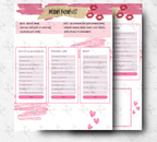 Wedding Packing List Template - Scrapbook Edition | Editable Canva Wedding Checklist