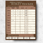 Wedding Budget Tracker Template - Magazine Edition | Editable Canva Wedding Planner