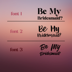 Custom Bridesmaid Proposal Cupcake Toppers | Photo Print