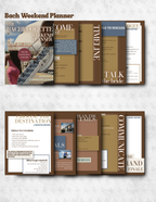 Bachelorette Weekend Planner - Magazine Edition | Editable Canva Bachelorette Planning Guide