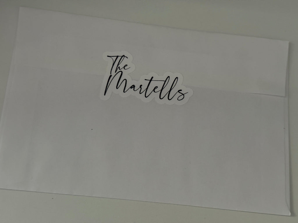 Wedding Invitation Envelope Stickers | Thank You Card Seals