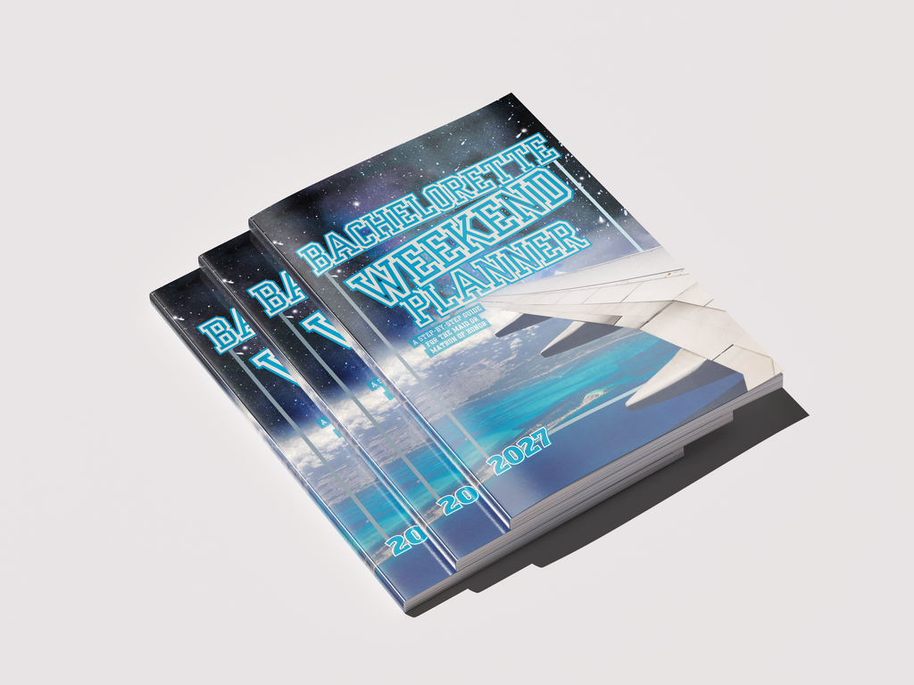 Bachelorette Weekend Planner - Yearbook Edition | Editable Canva Bachelorette Planning Guide